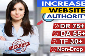 increase ahrefs domain rating, increase DR 0 to 75 plus ur rating