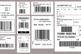 design barcode, label, and qr code for your product