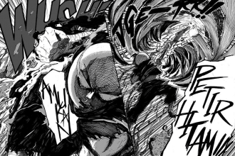 draw comic in manga style based on your script