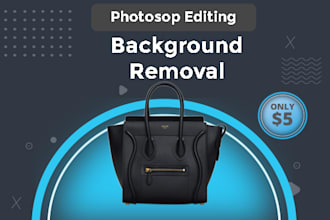 do background removal and photoshop editing