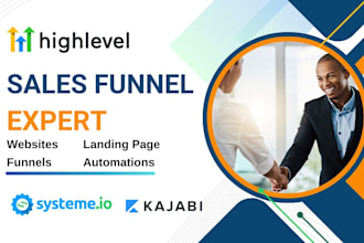 be your gohighlevel sales funnel, clickfunnels 2 0 kajabi, systeme io ghl expert