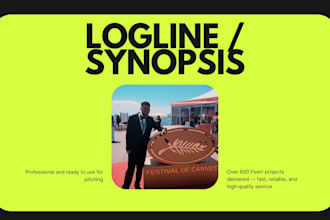 write an attractive logline and synopsis for your screenplay