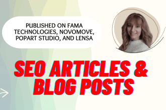 write a captivating SEO blog post or article