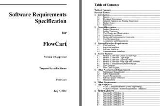 write professional srs of your application