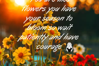 create and design inspirational quotes