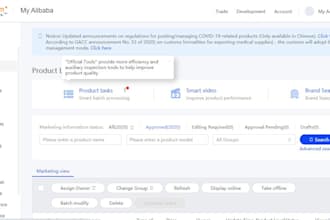 do product listing on alibaba with cheap rate