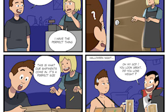draw cartoon comic for you