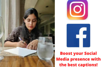 write social media posts and ad copies