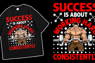do gym fitness typography t shirt for etsy, teespring ,pod