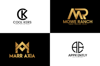 design modern monogram logo