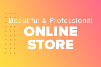 set up an online store in shopify for you Ndiwano