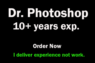 be your photoshop expert and graphic designer