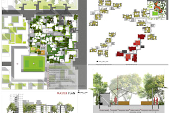 design architectural landscape, patio design, and park