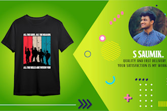 create military, army, and air force t shirt design