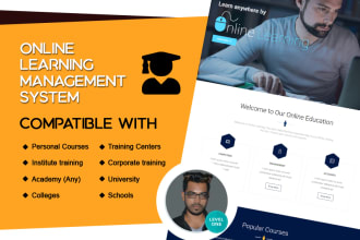 create online courses website with payment integration