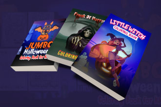 design childrens book cover illustration for amazon kdp