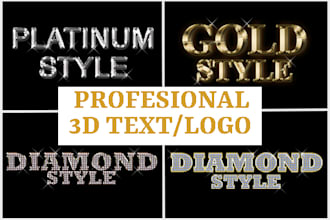 make dope 3d logo in photoshop 24h