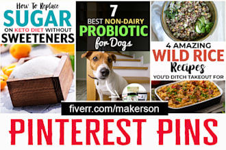 create custom pinterest pins design