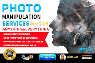 do professional photoshop editing and retouching