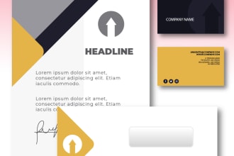 namecard,letterhead and envelope design for you