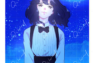 do your picture into 90s anime style