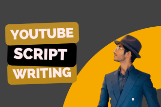 be your professional youtube script writer