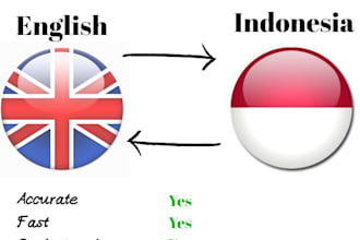 translate from english to indonesia vice versa