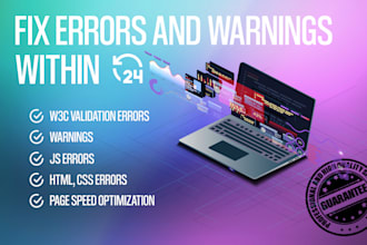 fix w3c validation errors and warnings within 24h