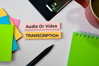 make flawless accurate audio, video transcription up to 15 min