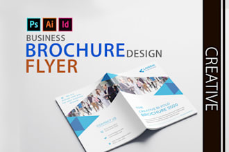 do the flyer, brochure design, bifold, trifold,