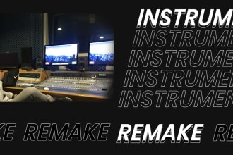 remake the instrumental of your favourite song
