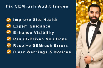 fix semrush errors and site audit issues