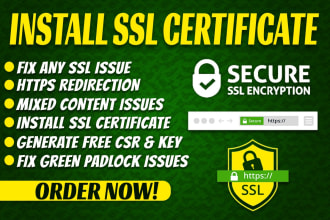 install configure http to https free SSL certificate and fix wordpress errors