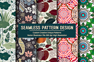 design seamless pattern for textile, fabric, clothing monogram pattern design