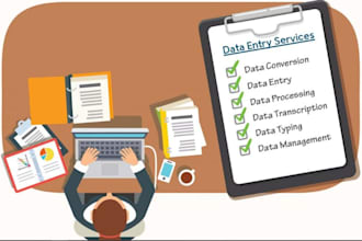 do data entry from your hand filled forms to online forms