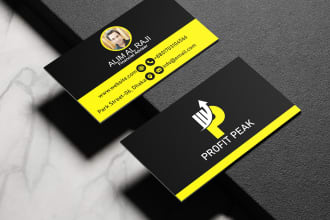 create clean minimalist business card design