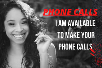 make professional phone calls