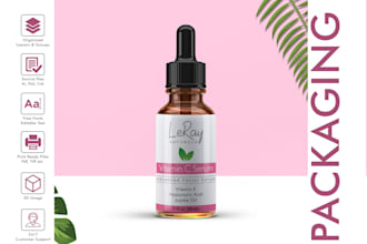 design professional product label and packaging design