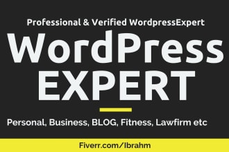 revamp or build custom wordpress website elementor pro expert