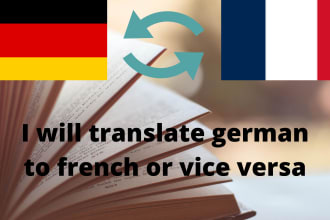translate your book from french to german and vice versa