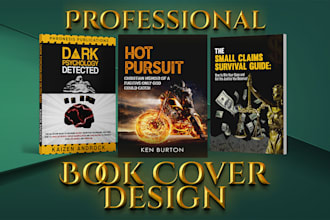 do amazon KDP professional book covers, fix designs, journal, notebook