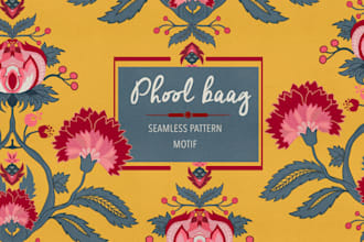 Review  make boho ethnic seamless textile design