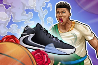 make awesome illustration of your sneakers