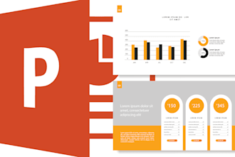 design in microsoft powerpoint and PDF