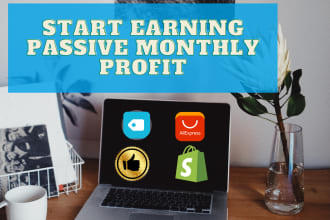 build a store to generate monthly passive income