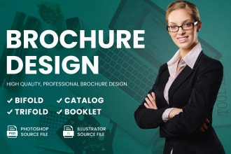 do brochure design bifold, trifold, flyer, catalog, booklet