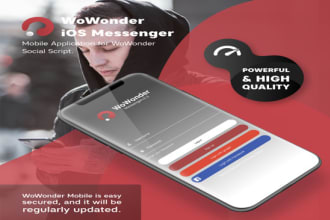 compile wowonder timeline and messenger apps