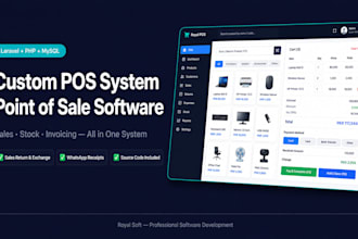 build online point of sale pos system with inventory management in laravel