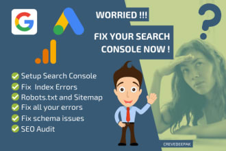 fix all your index coverage error and setup search console