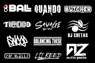 design professional dj, producer, and music logo